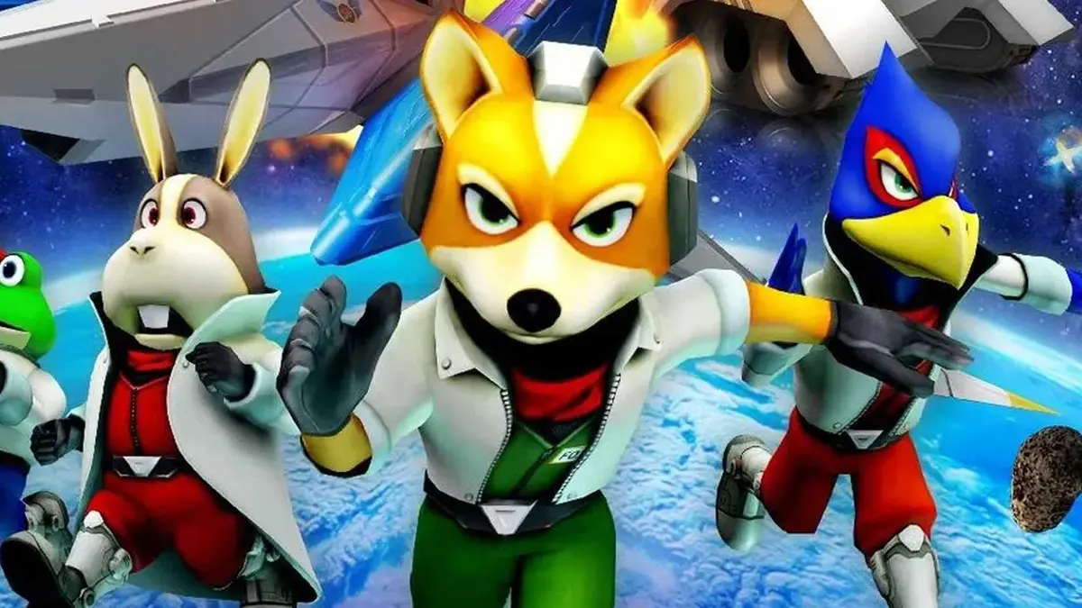 Fox McCloud and his crew from Star Fox 64