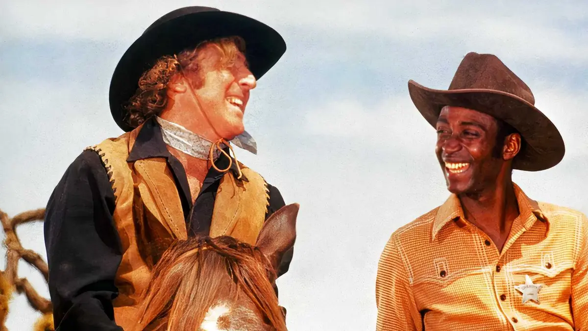 Gene Wilder and Cleavon Little in Blazing Saddles