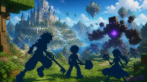 JRPG в духе Kingdom Hearts и Minecraft выйдет 11 ноября