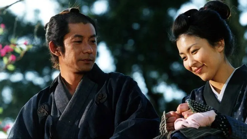 Munezô Katagiri and Kie in The Hidden Blade