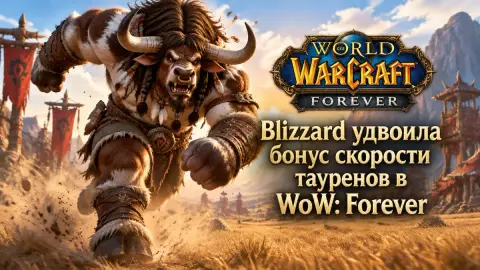 Blizzard удвоила бонус скорости тауренов в WoW: Forever