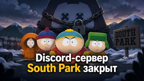 Discord-сервер South Park закрыт: Paramount не отвечала