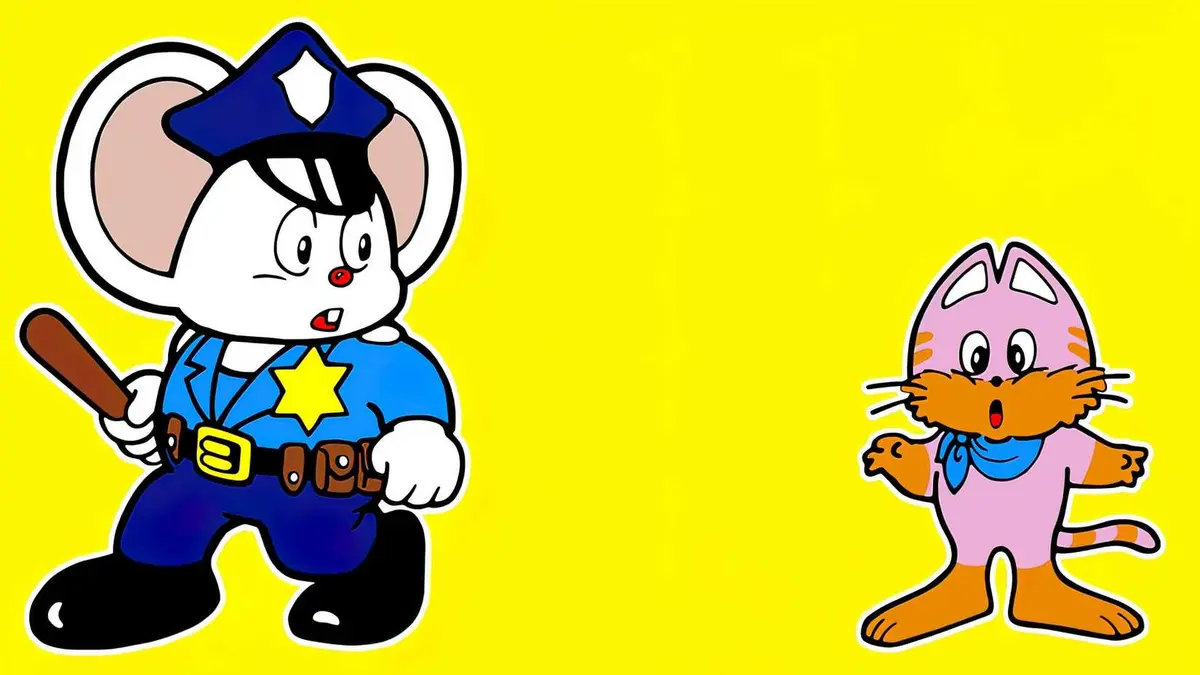 Mappy Namco Arcade Key Art