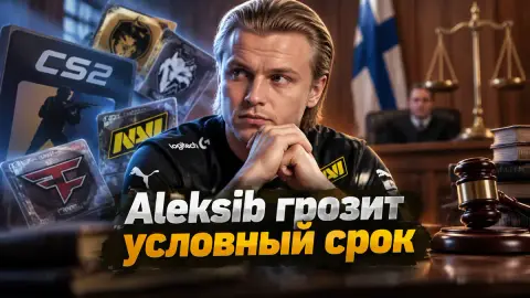 Aleksib грозит условный срок за налоги с наклеек в CS2