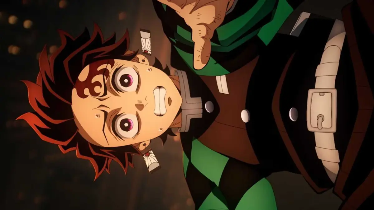 Tanjiro in the Infinity Castle in Demon Slayer's Infinity Castle anime movie.