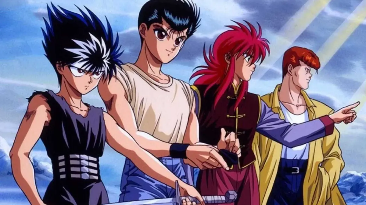 Yu Yu Hakusho cast standing together