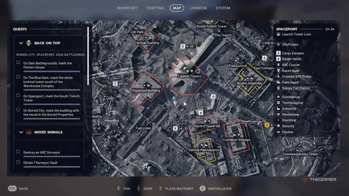 Arc Raiders location to enter the tunnels under Spaceport.