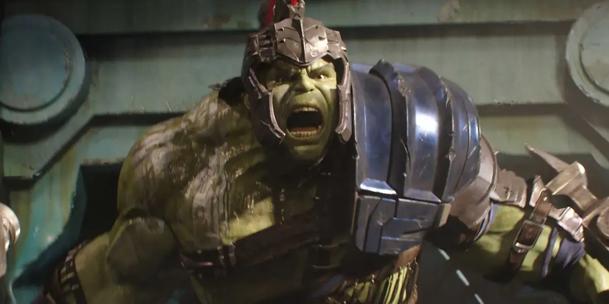 Gladiator Hulk from the MCU's Thor Ragnarok