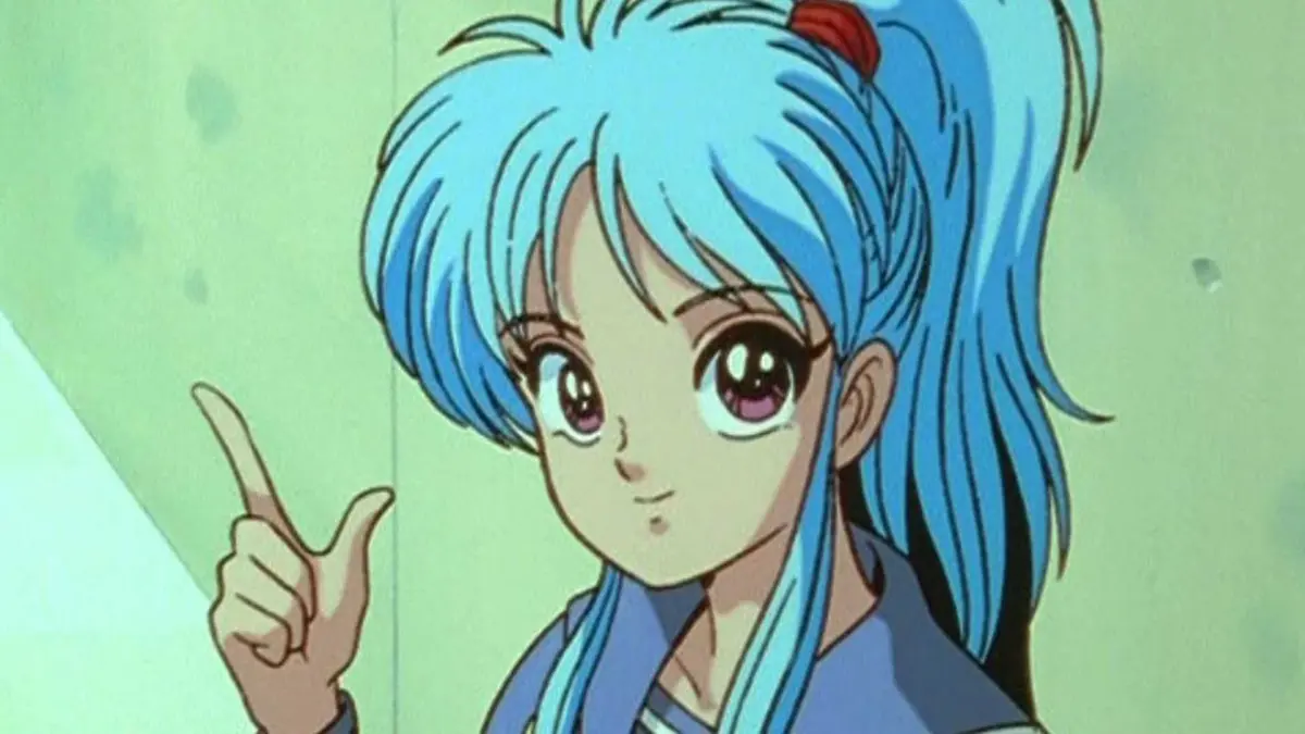 Botan smiling in Yu Yu Hakusho.