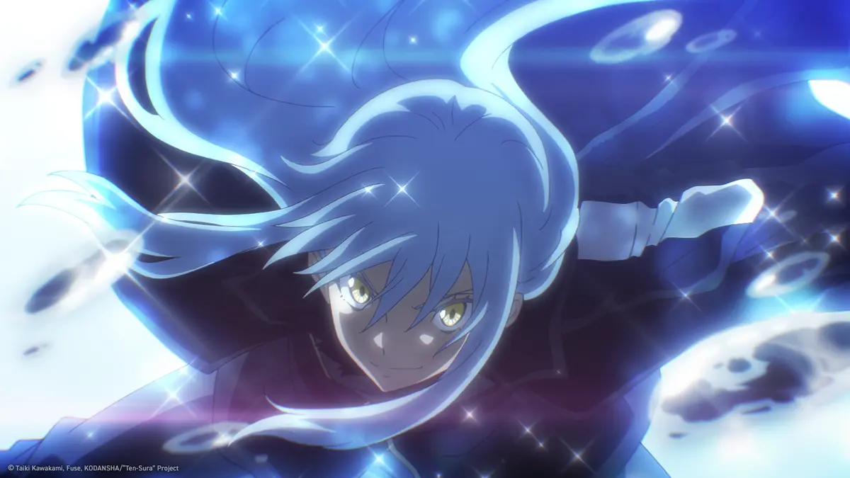 Official anime preview of That Time I Got Reincarnated as a Slime the Movie: Tears of the Azure Sea, releasing in the U.S. on May 1, 2026.