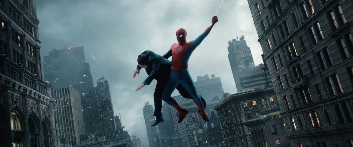 SPIDER-MAN: BRAND NEW DAY, (aka SPIDER-MAN 4), Tom Holland as Spider-Man (right), 2026. © Marvel Entertainment / © Columbia Pictures
