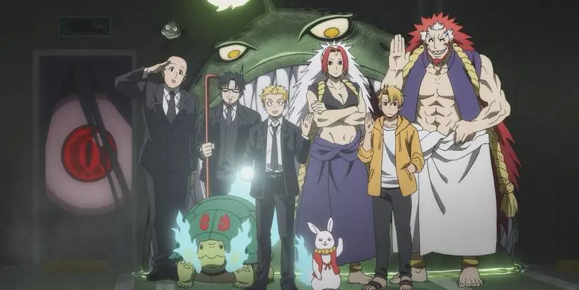 The Kagemori Clan members and Yuru's daemons in Daemons of the Shadow Realm.
