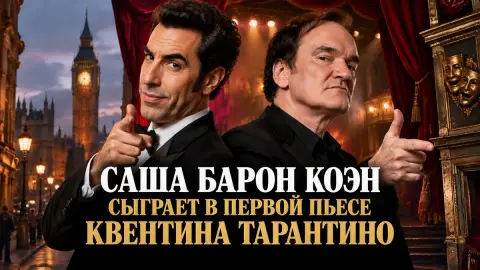 Саша Барон Коэн сыграет в первой пьесе Квентина Тарантино