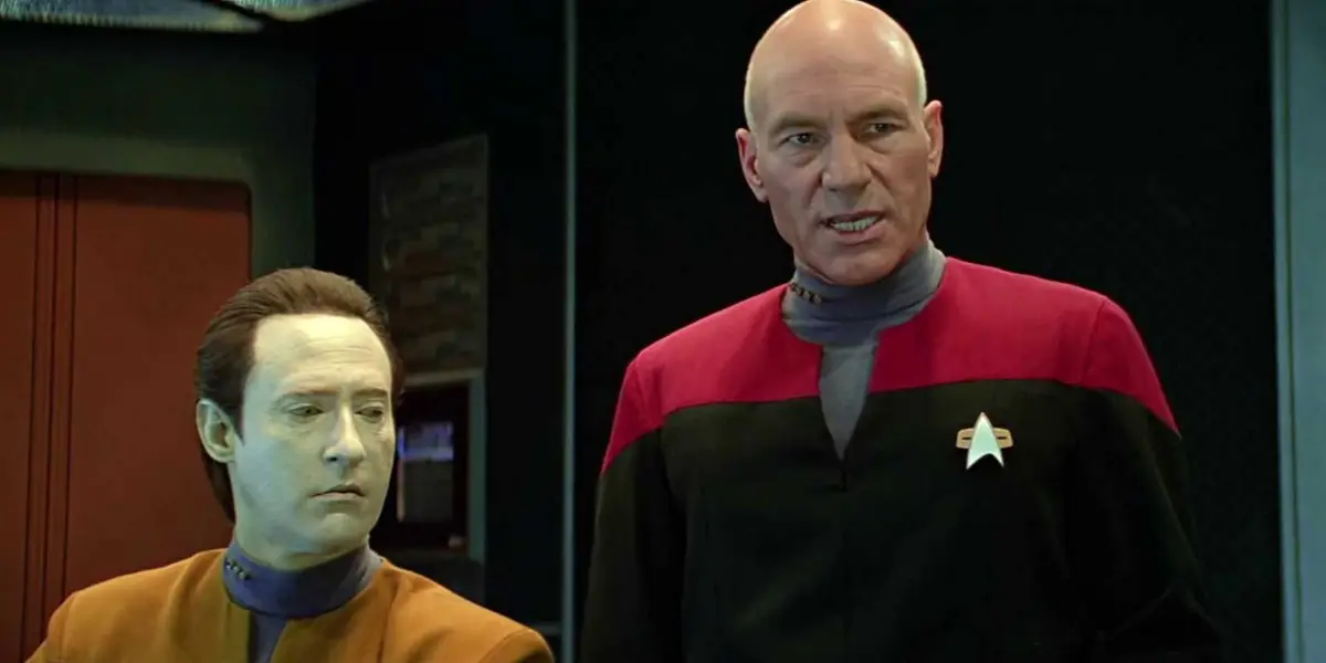 Picard and Data in Star Trek Generations