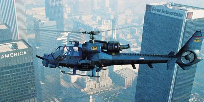 A helicopter in Blue Thunder