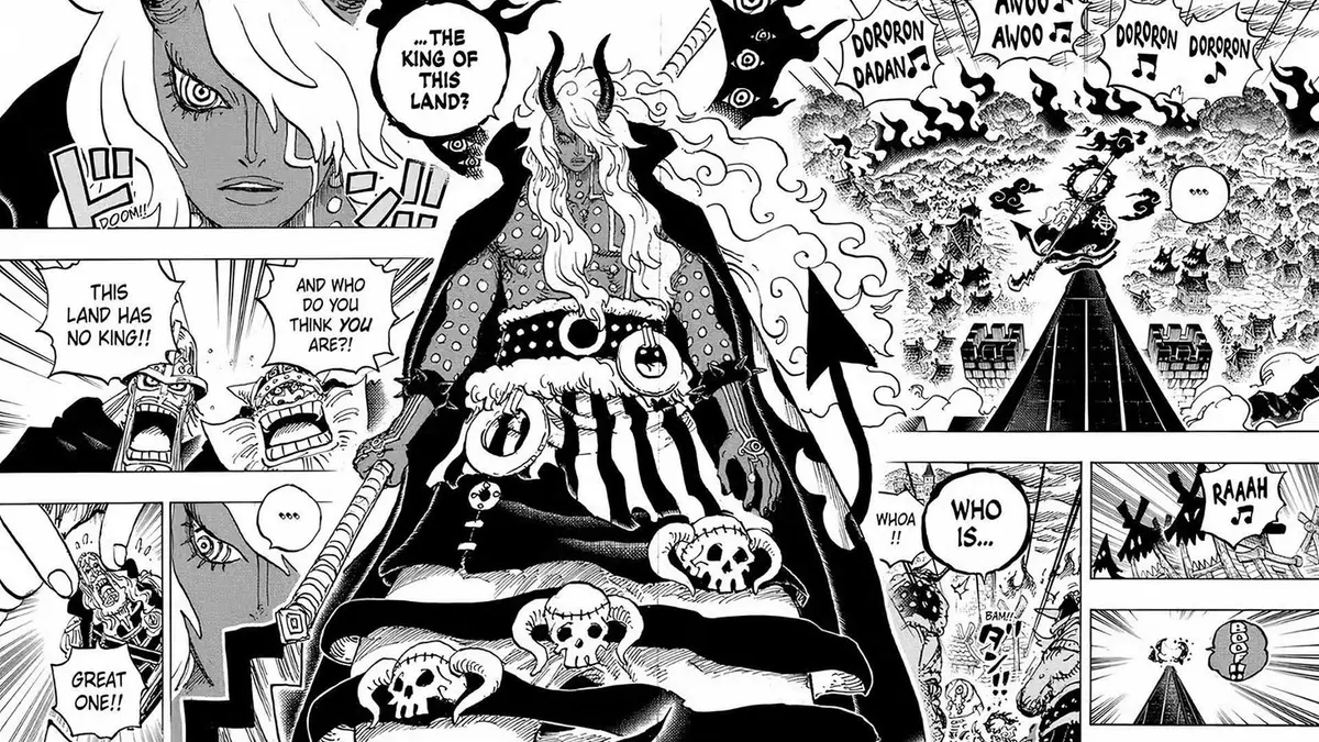 Imu arrives in Elbaph in One Piece