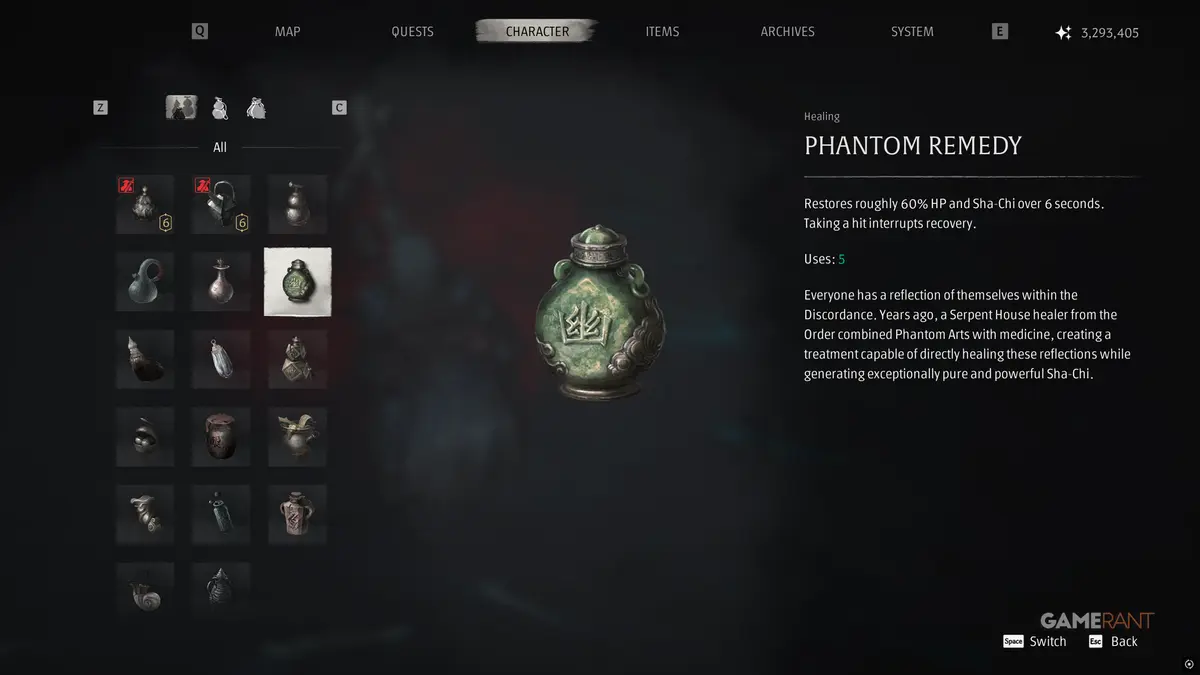 All Medicines in Phantom Blade Zero 11