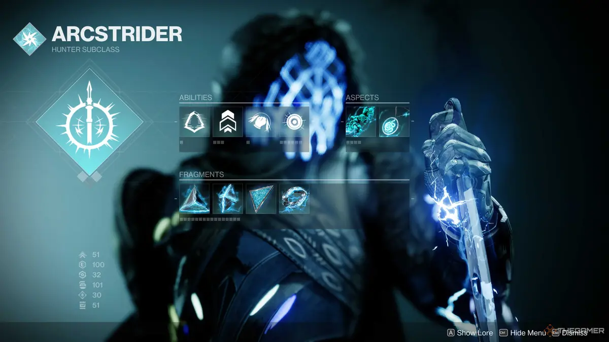 Destiny 2 Arcstrider Punch Build Example
