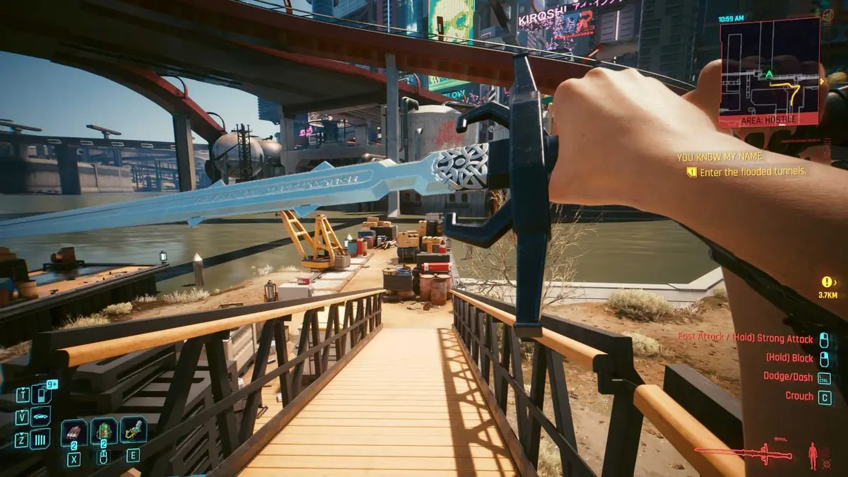 Cyberpunk 2077 Sihil sword