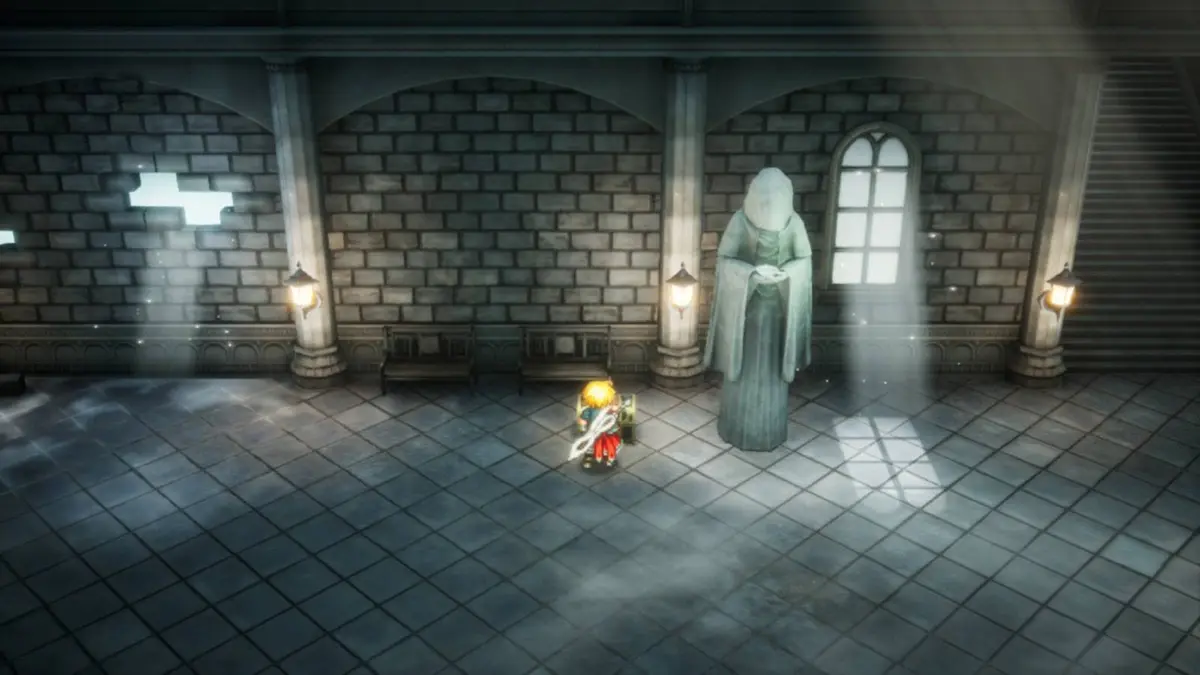 The sealed chest in Final Fantasy Resonance's Nameless Ruins