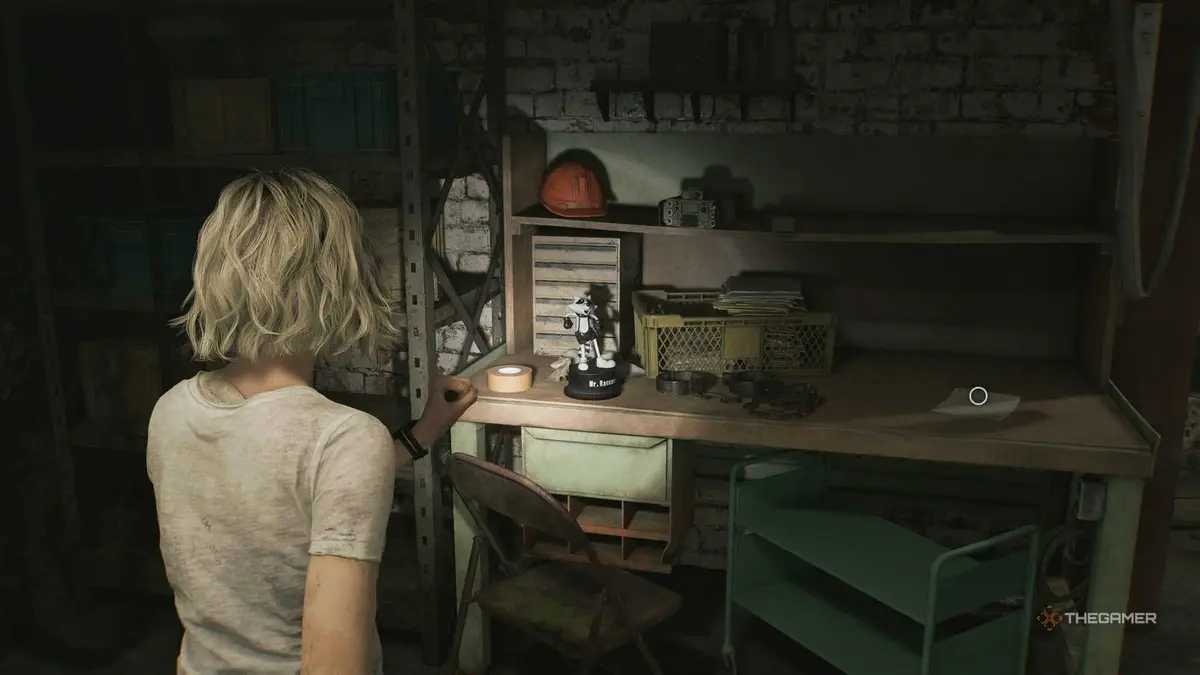 A player finding all Mr Raccoon statues in Resident Evil Requiem.
