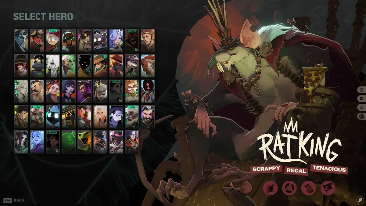 Rat King's Splash Screen in Deadlock