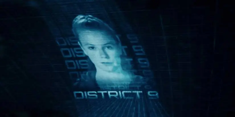 the death announcement of district 9 tribute during the hunger games