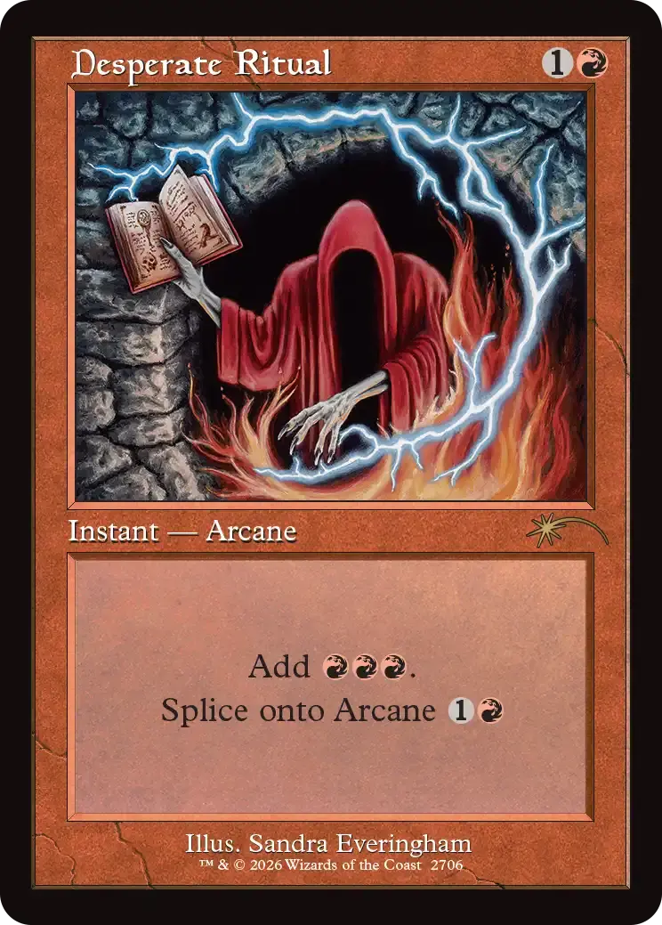 Desperate Ritual MTG card.
