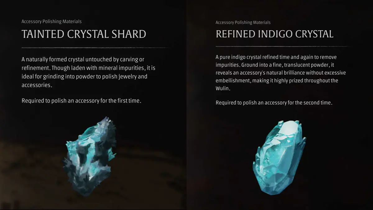 Polish Accessory Materials in Phantom Blade Zero
