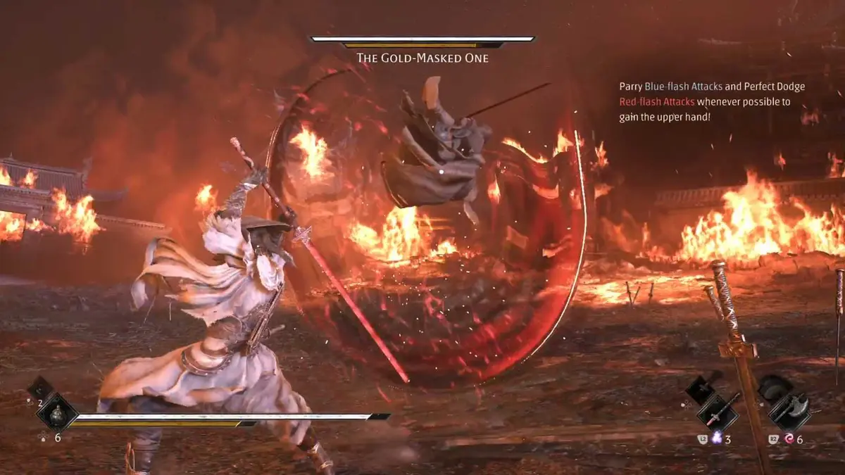 The Gold Mask Boss Attack Two Phantom Blade Zero