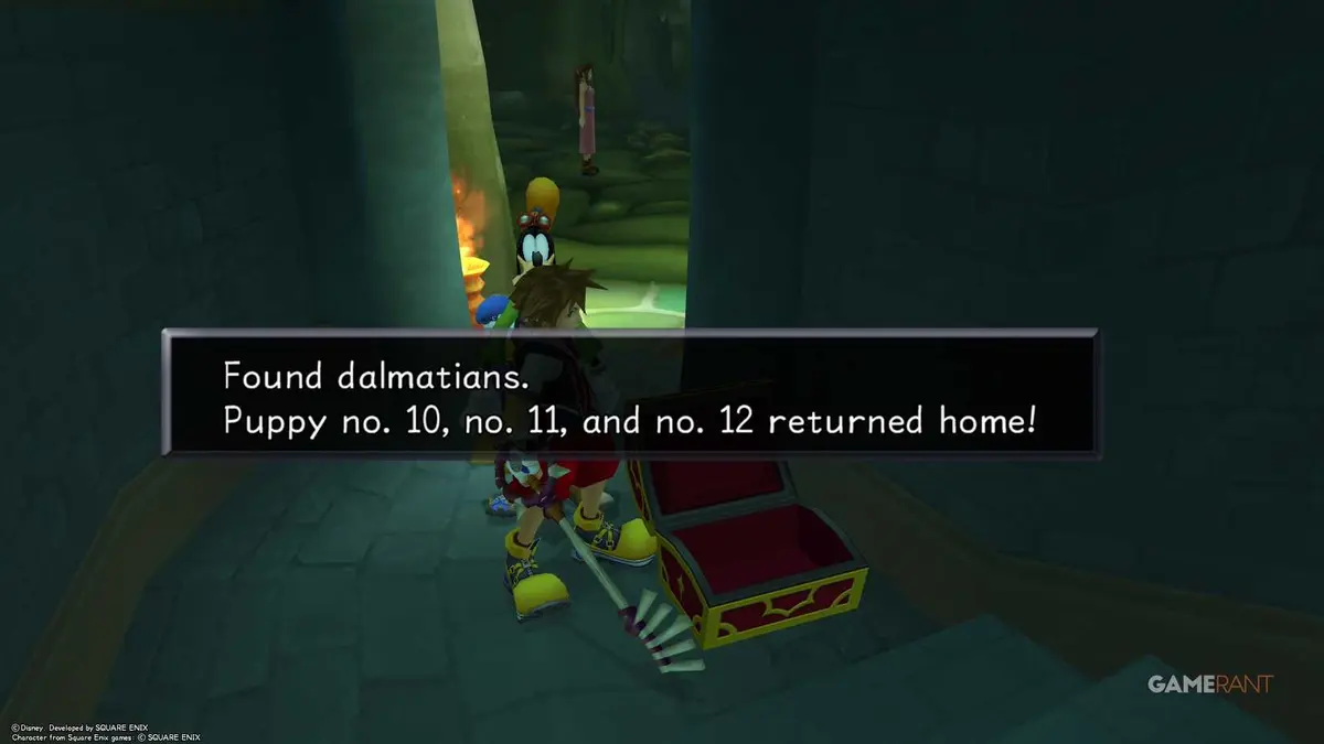 Traverse Town Dalmatians 10-12 in Kingdom Hearts Final Mix