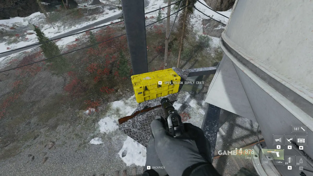 Train Track Yellow Crate - Stranded - Location - Modern Warfare 4 - 2
