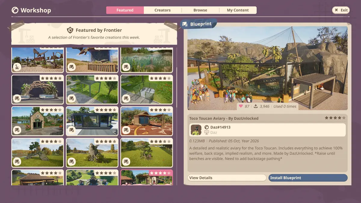 workshop featured content
