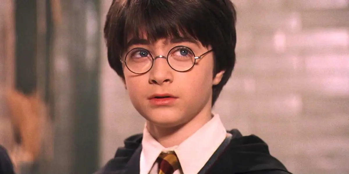 Daniel Radcliffe at Hogwarts in Harry Potter and the Sorcerer's Stone