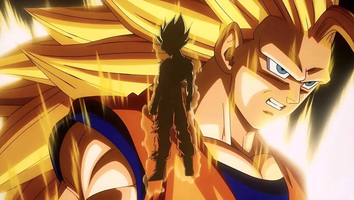Super Saiyan 3 Goku in Dragon Ball Super: Beerus Opening