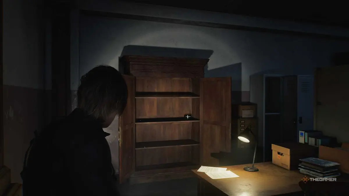 A player finding all Mr Raccoon statues in Resident Evil Requiem.