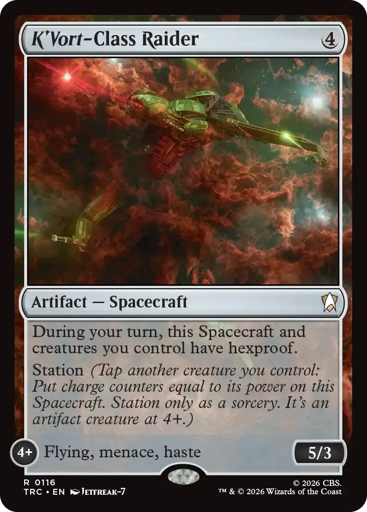 K:Vort Spacecraft MTG Star Trek.