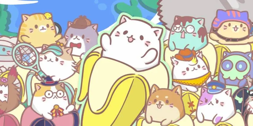 Bananya and friends from the Bananya anime series