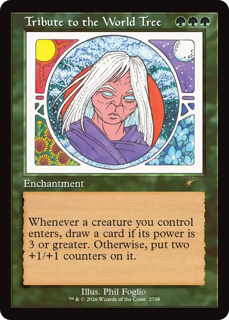 Tribute to the World Tree MTG card.