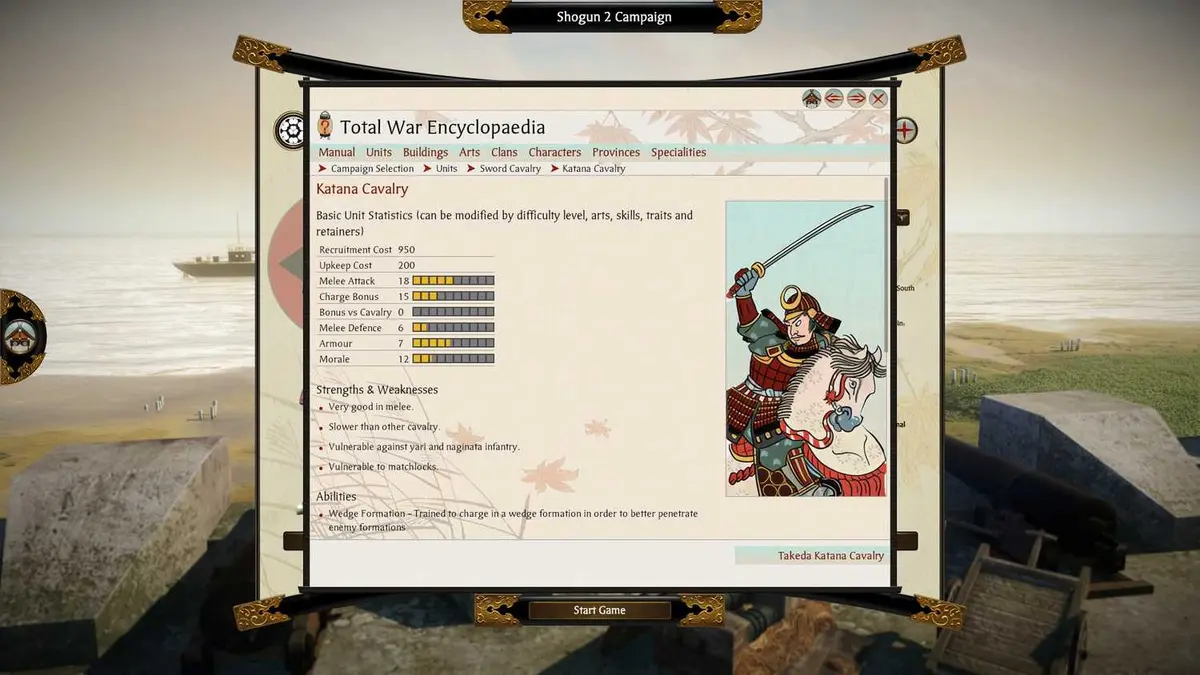 Katana Cavalry - Shogun 2