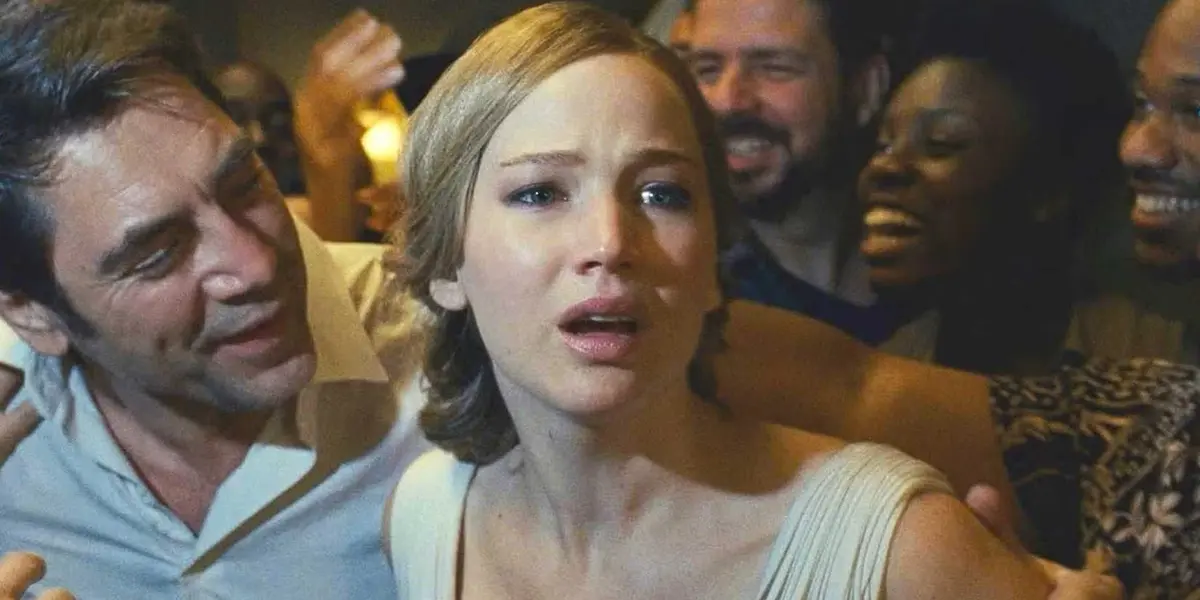 Jennifer Lawrence and Javier Bardem in Mother! 2017