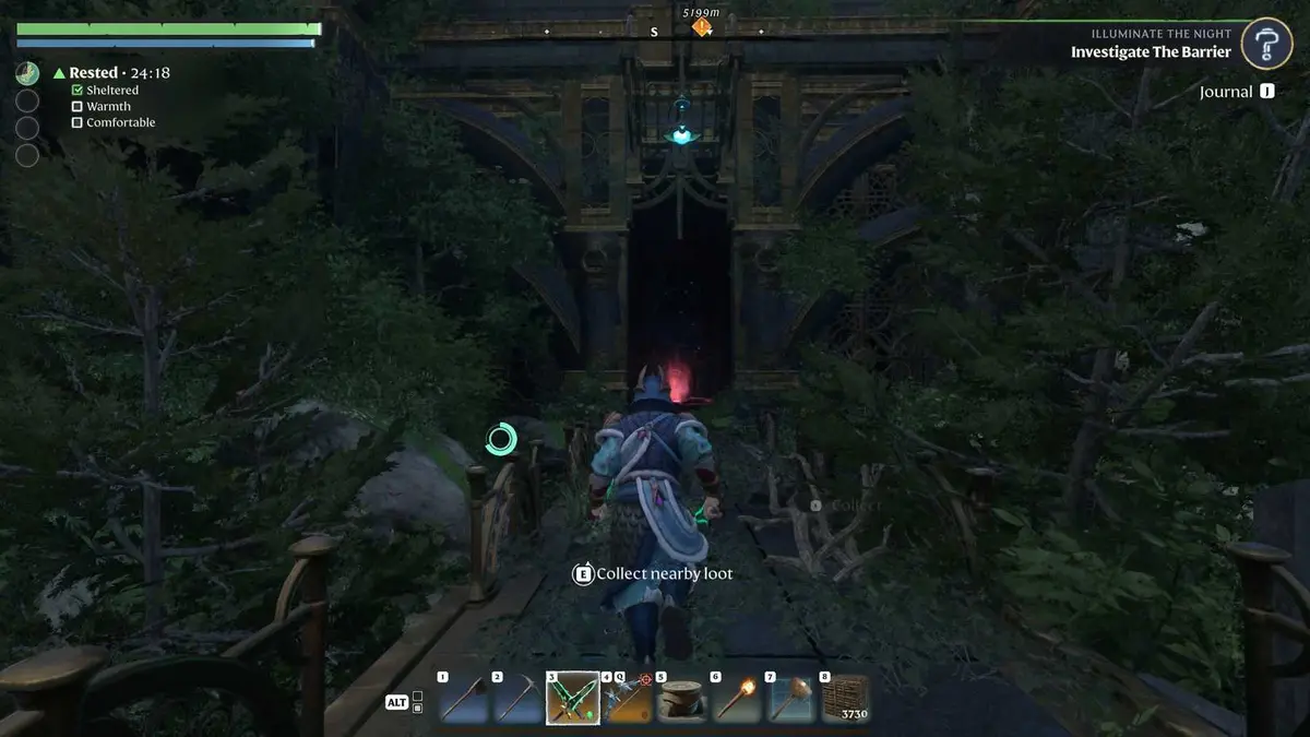 Enshrouded Springvale beacon dungeon teleporter