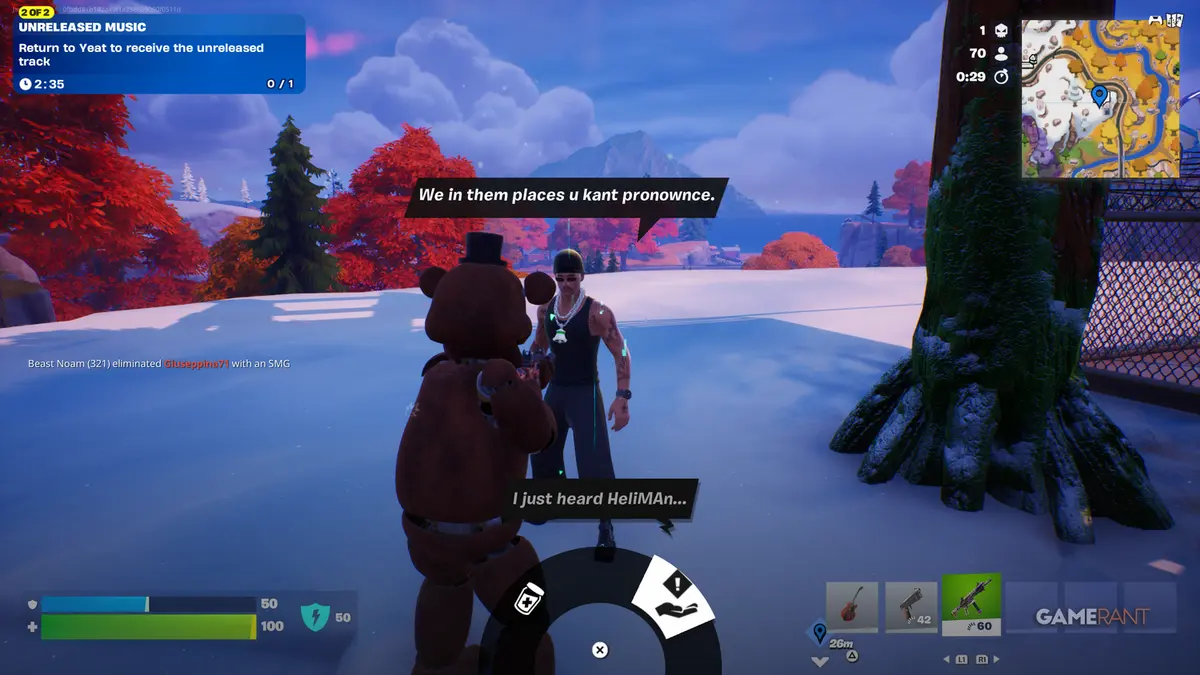 Where to Find Yeat & How to Complete His Quest in Fortnite (4)