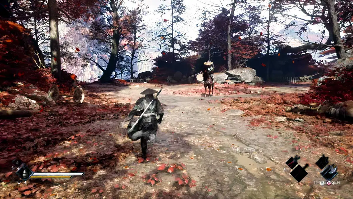 Soul is stepping into the fighting arena to fight the Outlaw in Phantom Blade Zero.