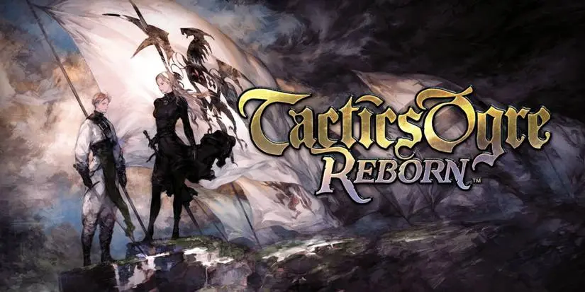 Tactics Ogre: Reborn key art featuring two of the story's main characters.