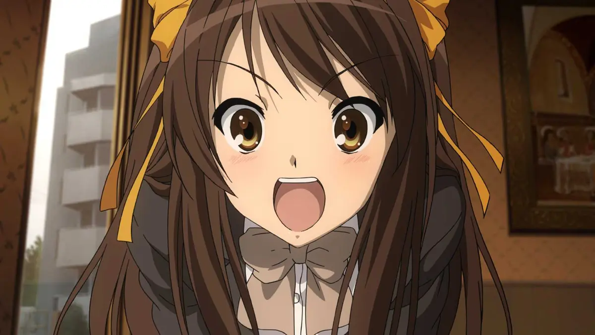 Haruhi Suzumiya in The Disappearance of Haruhi Suzumiya anime