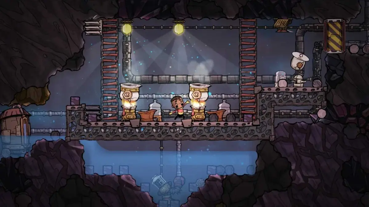 Oxygen Not Included Characters Working