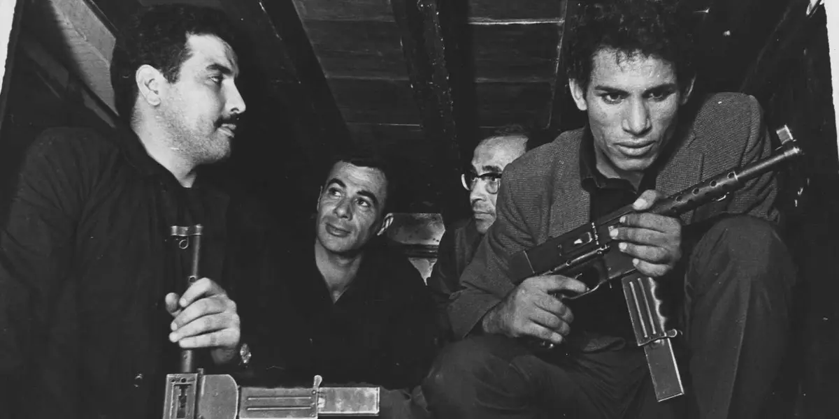 Armed revolutionaries in The Battle of Algiers