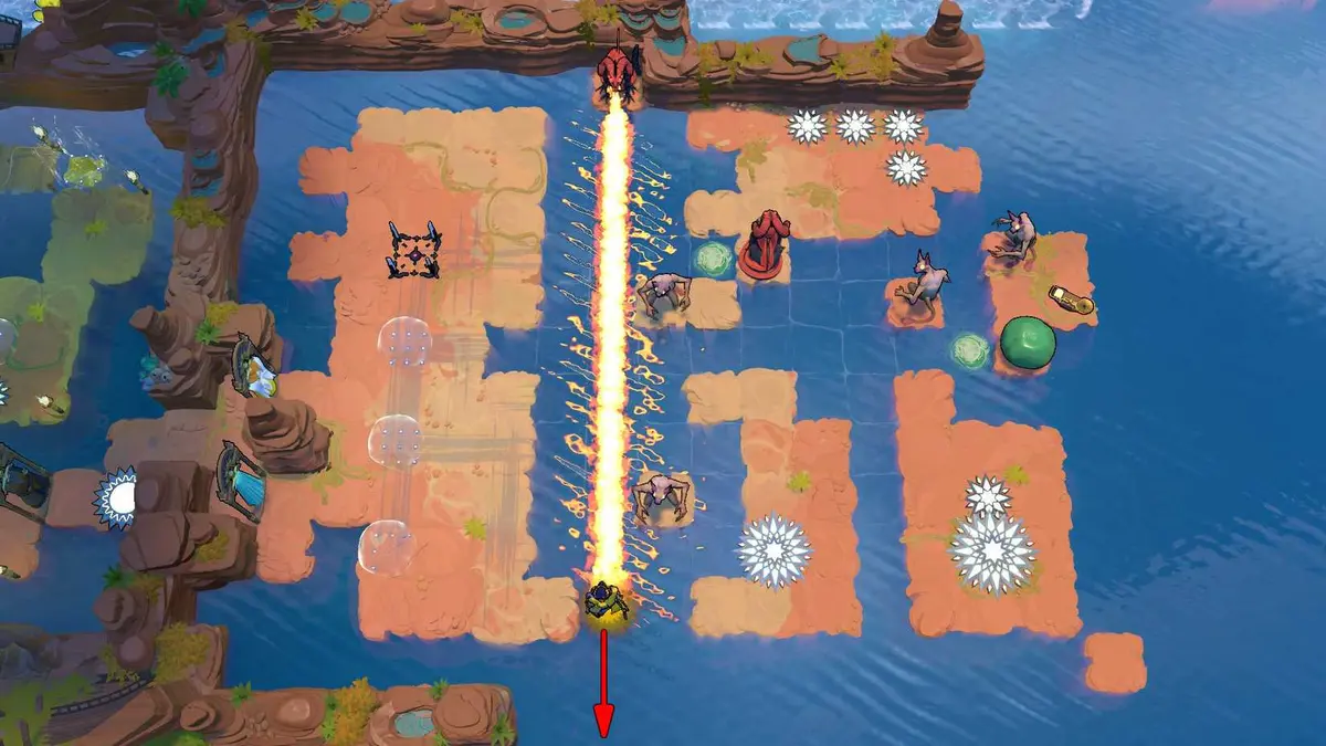 How to reach Heroes and Water North screen #2 in Order of the Sinking Star.