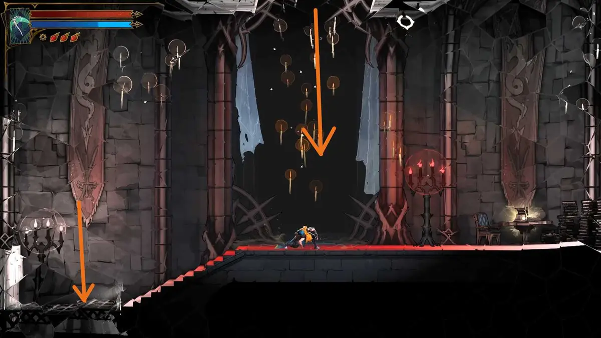 how to navigate hall of mirrors guide 3 in Castlevania Belmont's Curse